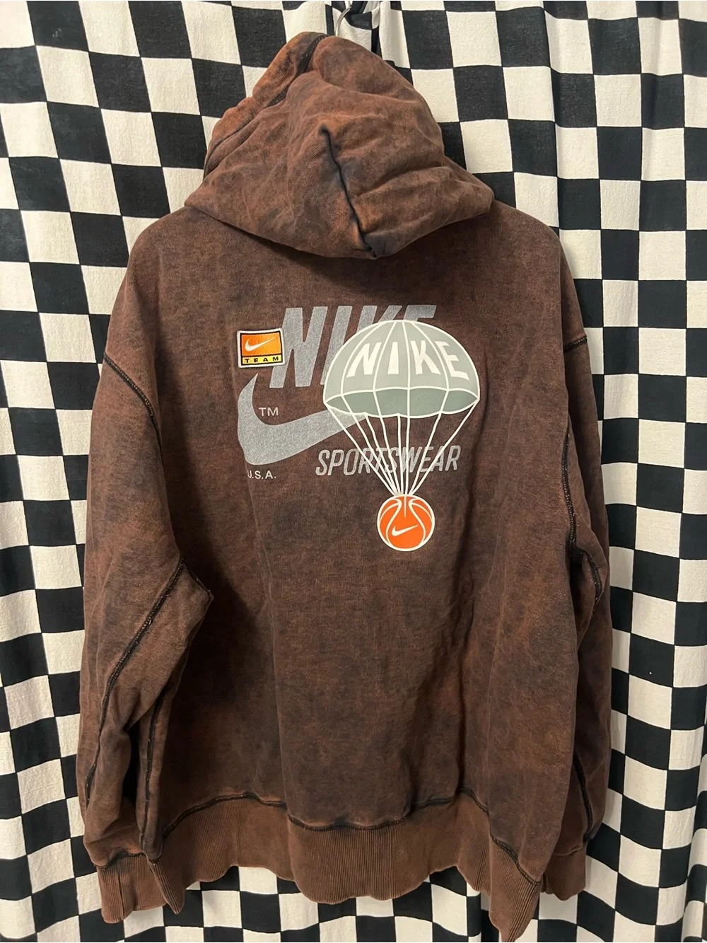 Nike Sportswear Pullover Hoodie Game Brown Have A NikeDay